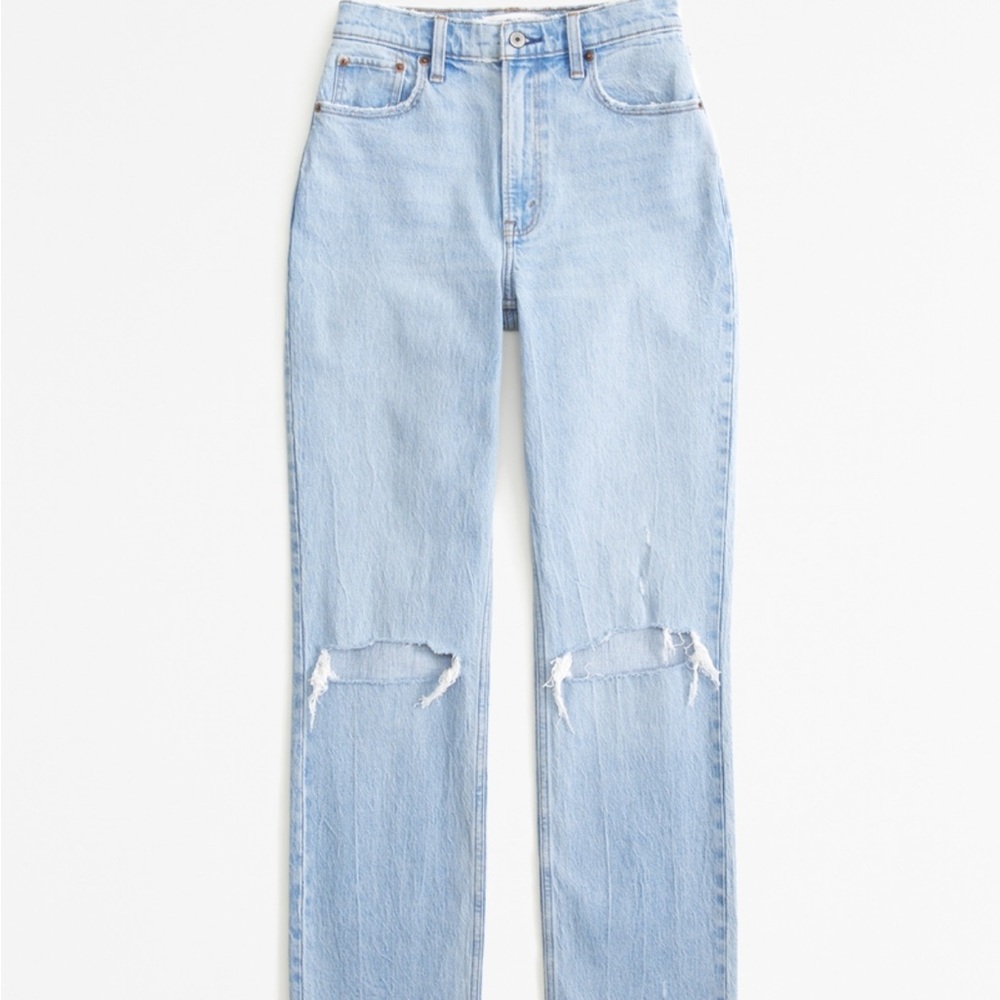 Abercrombie 90’s Ultra High Rise Straight Jeans